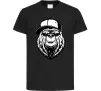 Детская футболка Bear in fullcap Черный фото