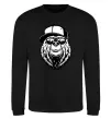 Свитшот Bear in fullcap Черный фото