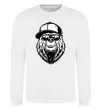 Свитшот Bear in fullcap Белый фото