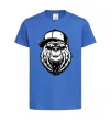 Дитяча футболка Bear in fullcap Яскраво-синій фото