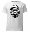Чоловіча преміум футболка Bear in fullcap Білий Чоловіча преміум футболка Bear in fullcap Білий фото