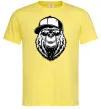 Мужская футболка Bear in fullcap Лимонный Мужская футболка Bear in fullcap Лимонный фото