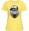 Жіноча футболка Bear in fullcap Лимонний фото