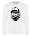 Свитшот Bear in fullcap Белый Свитшот Bear in fullcap Белый фото