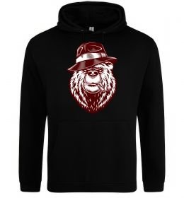 Мужская толстовка (худи) Bear with a cigar