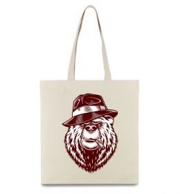 Еко-сумка Bear with a cigar