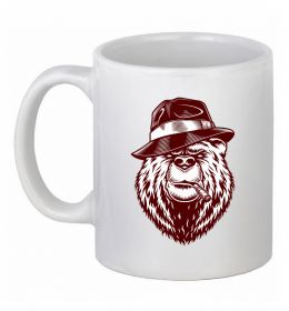 Чашка керамічна Bear with a cigar