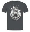 Чоловіча футболка Bear in crown Графіт Чоловіча футболка Bear in crown Графіт фото