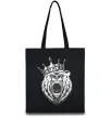 Эко-сумка Bear in crown Черный Эко-сумка Bear in crown Черный фото