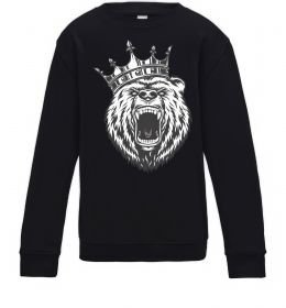 Дитячий світшот Bear in crown