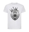 Дитяча футболка Bear in crown Білий фото