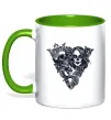 Чашка с цветной ручкой Santa Muerte V Зеленый Чашка с цветной ручкой Santa Muerte V Зеленый фото