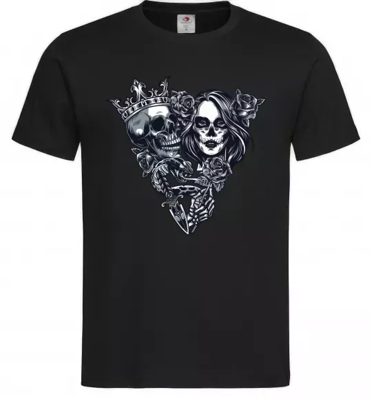 Чоловіча футболка Santa Muerte V Чорний фото