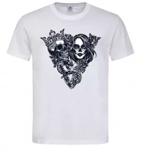 Чоловіча футболка Santa Muerte V Білий фото