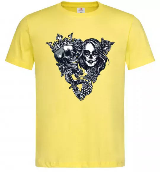 Чоловіча футболка Santa Muerte V Лимонний фото