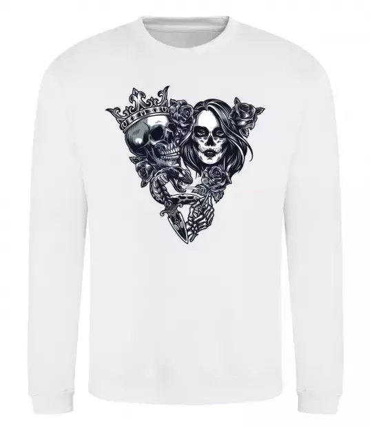 Свитшот Santa Muerte V Белый фото