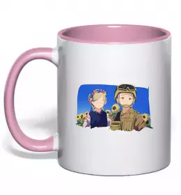 Чашка з кольоровою ручкою Чашка з кольоровою ручкою