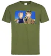 Мужская футболка Український солдат аніме Оливковый Мужская футболка Український солдат аніме Оливковый фото