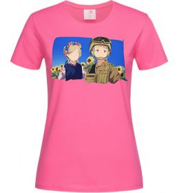 Жіноча футболка Український солдат аніме Жіноча футболка Український солдат аніме