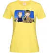 Жіноча футболка Український солдат аніме Лимонний Жіноча футболка Український солдат аніме Лимонний фото