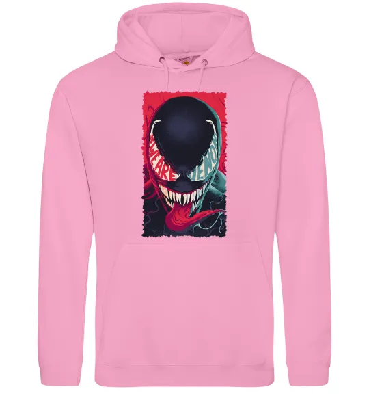 Чоловіча толстовка (худі) We are venom Рожевий фото