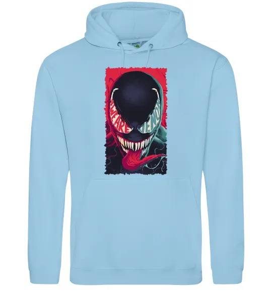 Чоловіча толстовка (худі) We are venom Блакитний фото