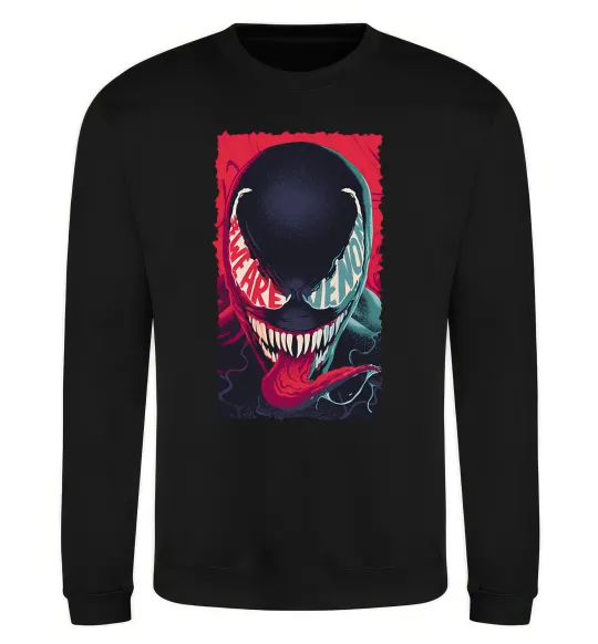 Свитшот We are venom Черный фото