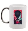 Чашка с цветной ручкой We are venom Серебро фото