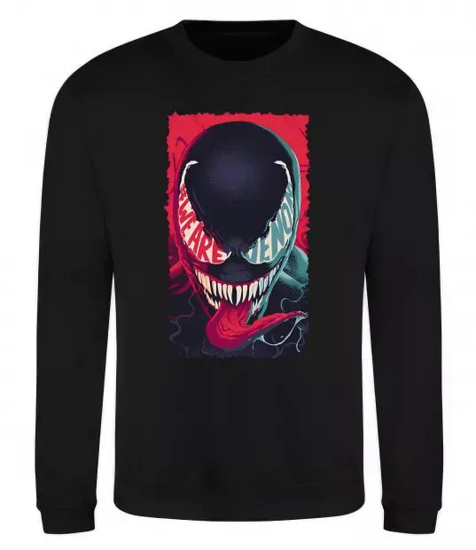 Світшот We are venom Чорний фото