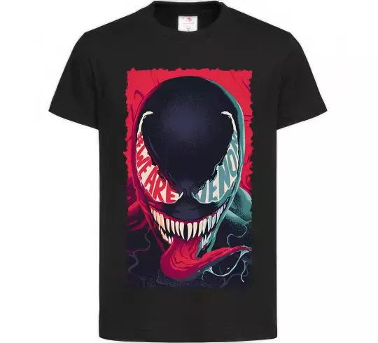Дитяча футболка We are venom Чорний фото