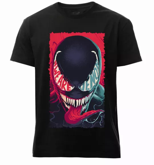 Чоловіча преміум футболка We are venom Чорний фото