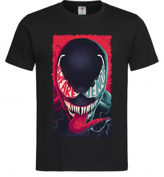 Мужская футболка We are venom Черный фото