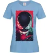 Жіноча футболка We are venom Блакитний фото