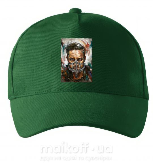 Кепка Том Харди в маске Темно-зелений фото