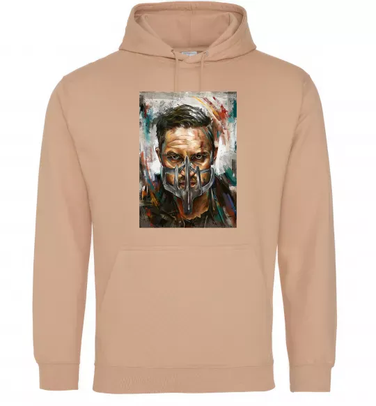 Чоловіча толстовка (худі) Том Харді в масці Пісочний фото