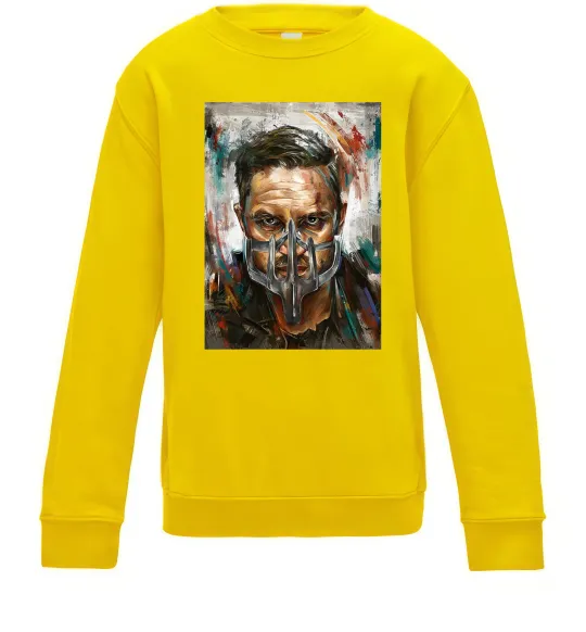Детский Свитшот Том Харді в масці Солнечно желтый фото