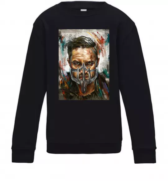 Детский Свитшот Том Харді в масці Черный фото