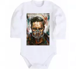 Детский боди Том Харді в масці Белый фото