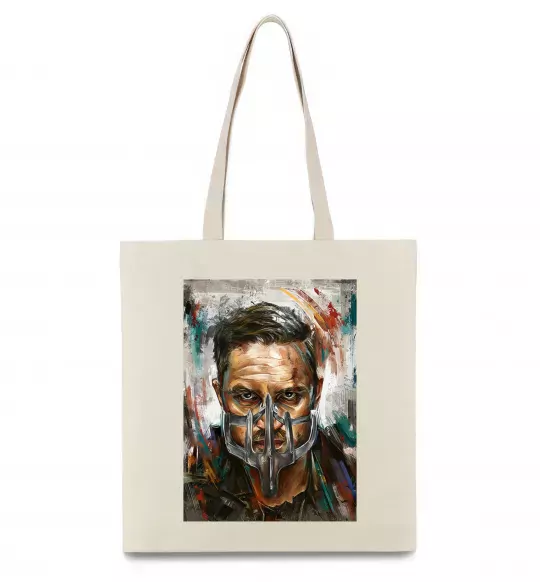 Еко-сумка Том Харді в масці Бежевий фото