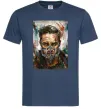 Мужская футболка Том Харді в масці Темно-синий фото