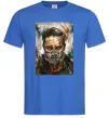 Мужская футболка Том Харді в масці Ярко-синий фото