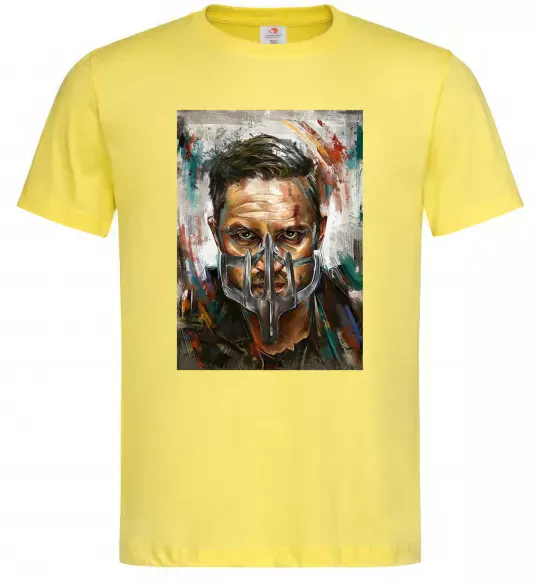 Мужская футболка Том Харді в масці Лимонный фото
