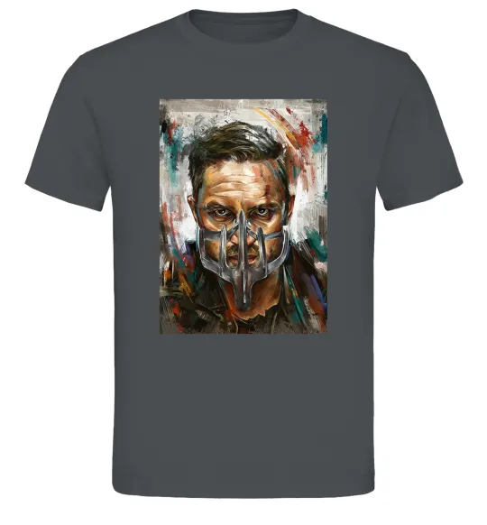 Мужская футболка Том Харді в масці Графит фото