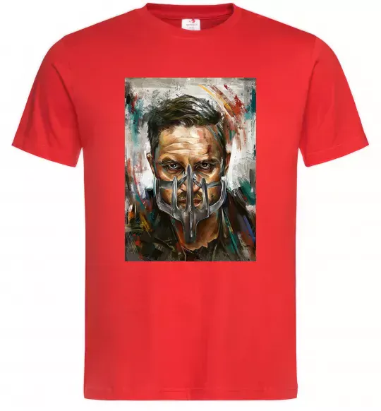 Мужская футболка Том Харді в масці Красный фото