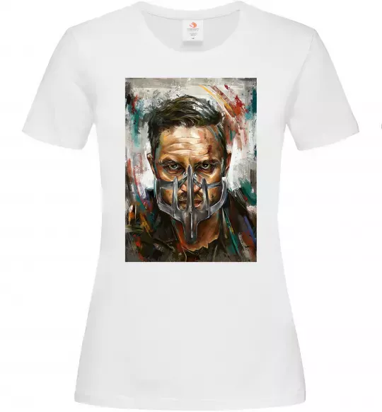 Женская футболка Том Харді в масці Белый фото