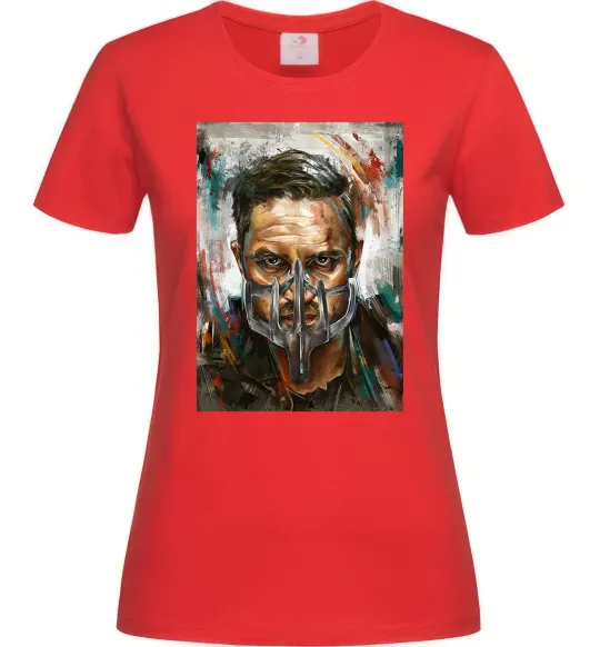 Женская футболка Том Харді в масці Красный фото