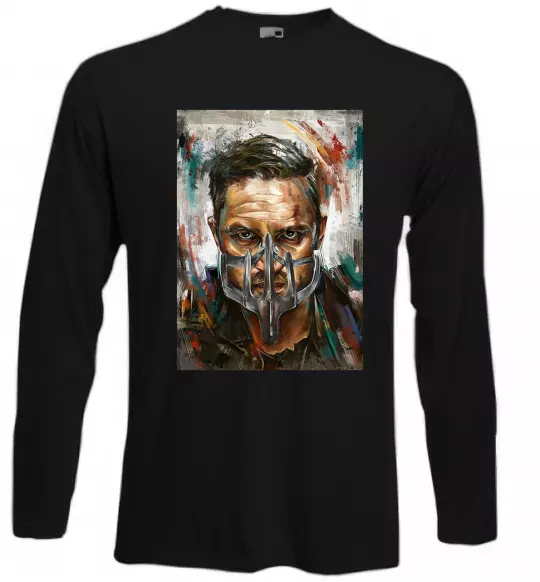 Лонгслів Том Харді в масці Чорний фото