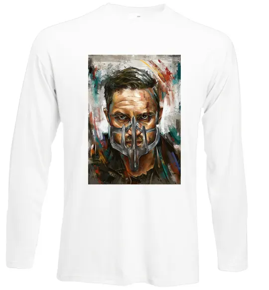 Лонгслів Том Харді в масці Білий фото