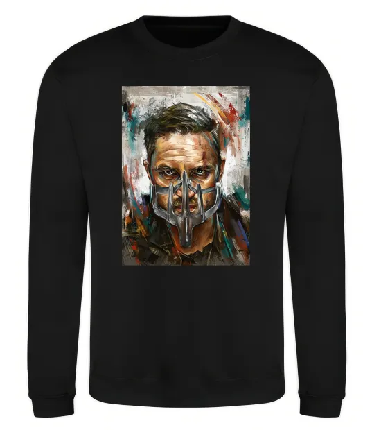 Свитшот Том Харді в масці Черный фото