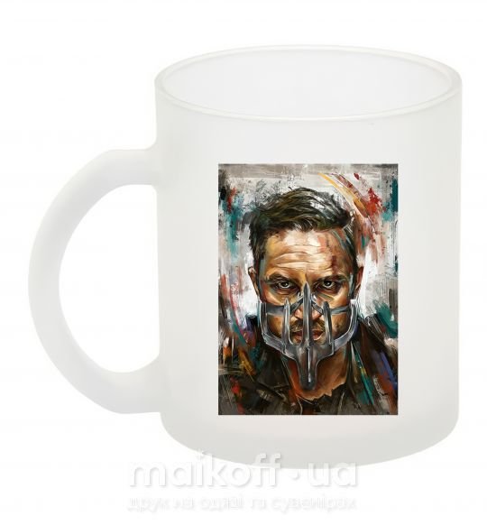 Чашка скляна Том Харди в маске Фроузен фото